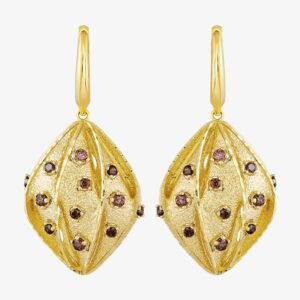 Elegant Gemstone Bridal Earrings